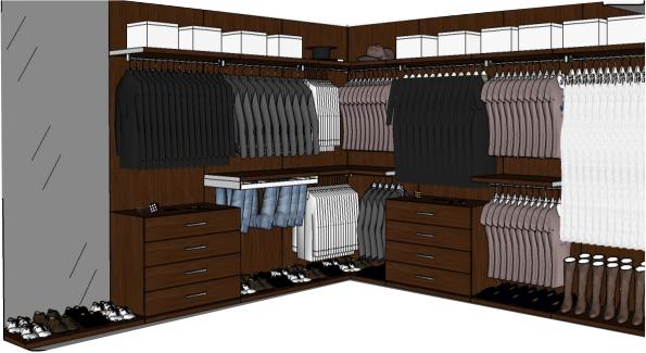 walk in wardrobe design